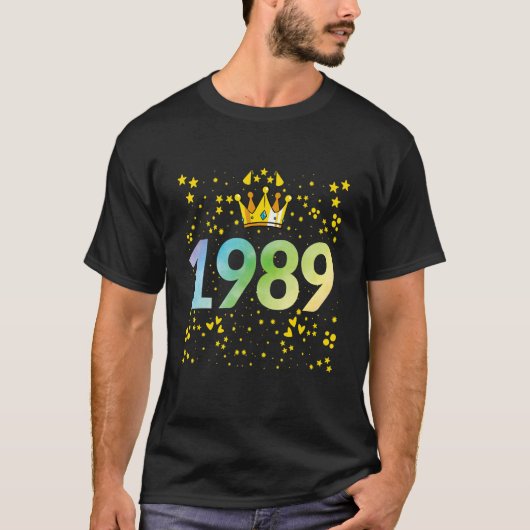 1989th誕生日1989周年記念1 tシャツ (正面)