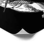 198.うさぎ、帽子屋とアリスのワンダーランドのポスター ポスター (角)