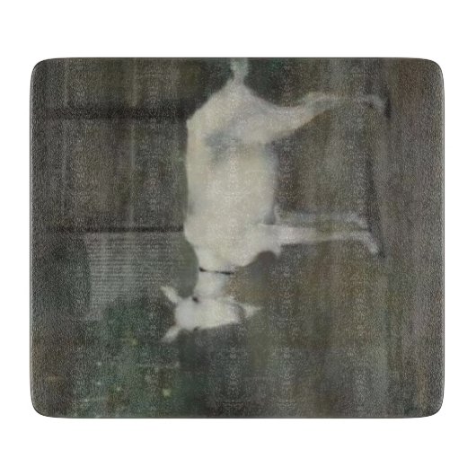 198.オールドヤギ（ヤン・マンクス著） カッティングボード (正面)