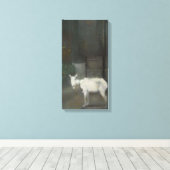 198.オールドヤギ（ヤン・マンクス著） キャンバスプリント (インサイチュ (ウッドフロア))