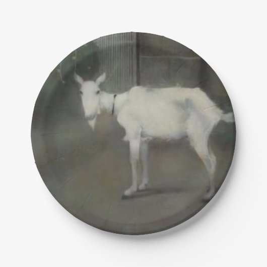 198.オールドヤギ（ヤン・マンクス著） ペーパープレート (正面)