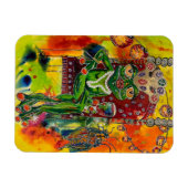 198.カエルの女王 マグネット (横)