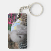 198.ドレスを着たウサギ キーホルダー (裏面)