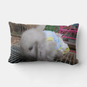 198.ドレスを着たウサギ ランバークッション (裏面)