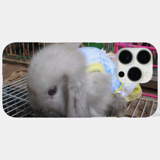 198.ドレスを着たウサギ Case-Mate iPhoneケース (裏面 (横))