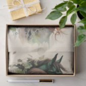 198.女の子と彼女の馬 薄葉紙 (ギフト)