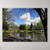 198.嵐の後の公園 ポスター (正面)