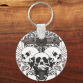 198.王冠と十字架 キーホルダー (正面)