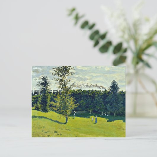 198.田舎の列車 ポストカード (スタンド正面)