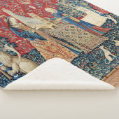 198.聞く婦人と一角獣 シェルパブランケット (3/4)