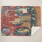 198.聞く婦人と一角獣 シェルパブランケット (正面(横))