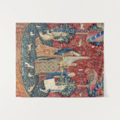 198.聞く婦人と一角獣 タペストリー (正面(横))