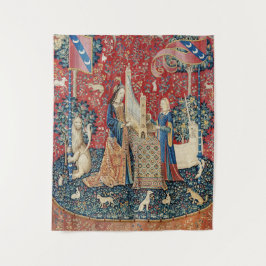 198.聞く婦人と一角獣 タペストリー