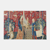 198.聞く婦人と一角獣 ドアマット (正面)