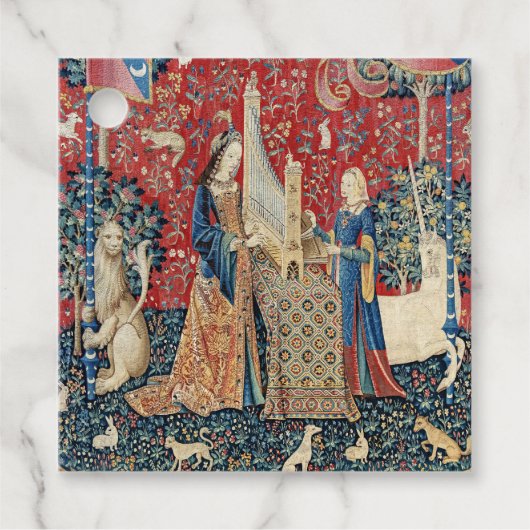 198.聞く婦人と一角獣 フェイバータグ (正面)