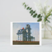 198.鉄道の家 |エドワード・ホッパー | ポストカード (スタンド正面)