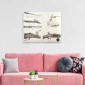 198.銃とその開発 キャンバスプリント (インサイチュ (リビング))