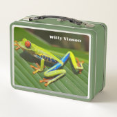 198.長いカエル メタルランチボックス (裏面)