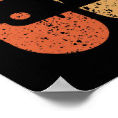 1990のカセットテープ(グランジ効果) ポスター (角)