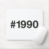 1990ハッシュタグ35誕生日記念日 マウスパッド (マウス)