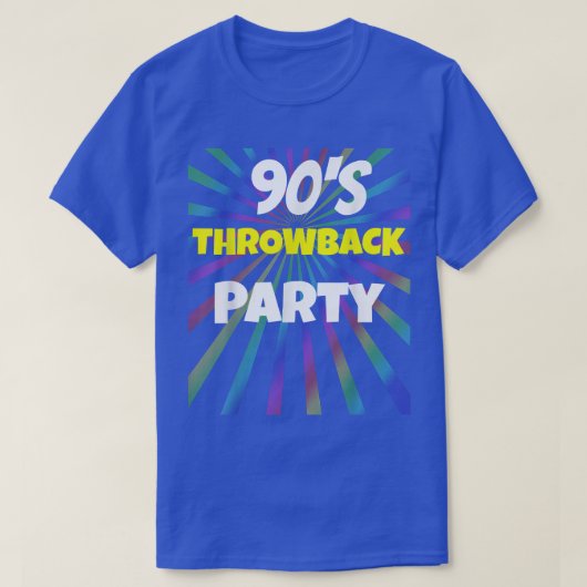 1990年のテーマパーティーT 188のための90のスローバック Tシャツ (デザイン正面)