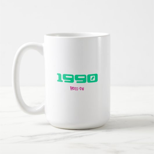 1990年のトップソング コーヒーマグカップ (左)