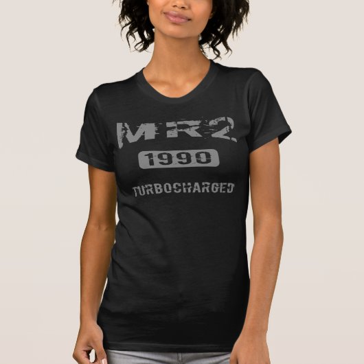 1990年のトヨタMR2の衣類 Tシャツ (正面)