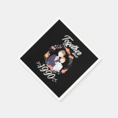 1990年の30周年結婚記念贈与以来、一緒に スタンダードカクテルナプキン (角)