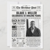 1990年カスタム新聞紙誕生日カード、トレンド シーズンカード (正面)