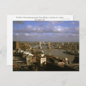 1990年代のタワーブリッジ ポストカード (正面/裏面)