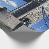 1990年代のタワーブリッジ ラッピングペーパー (角)