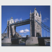 1990年代のタワーブリッジ ラッピングペーパー (フラット)