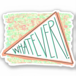 1990年代のデザイン千年のことわざおもしろいの色 シール