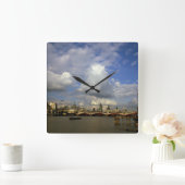 1990年代のロンドン市 スクエア壁時計 (ホーム)