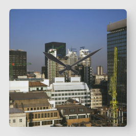 1990年代のロンドン市 スクエア壁時計