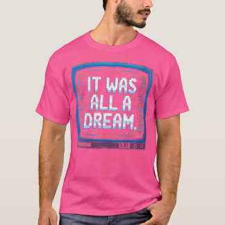 1990年代の夢の音楽ラップのヒップホップ Tシャツ
