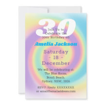 1990年代の虹色レインボー30歳の誕生日パーティー