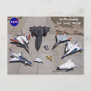 1990年代のNASA X飛行機 ポストカード