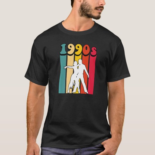 1990年代タンゴ踊りレトロヴィンテージ90年代 Tシャツ (正面)