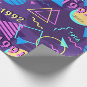 1990年代ディスコメンフィスファンキー模様 ラッピングペーパー (角)