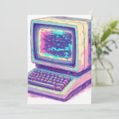 1990年代後半のヴィンテージCRTコンピューター - 2 招待状 (スタンド正面)