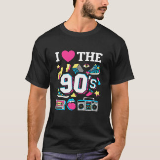 1990年代90年代ハート90年代 Tシャツ