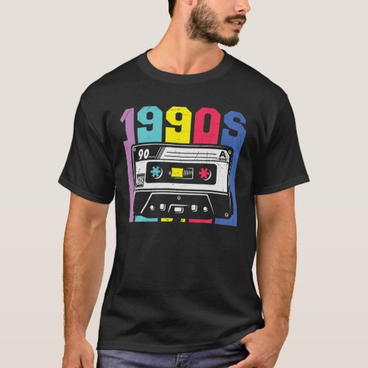 1990年代Vibe 90年代コスチュームレトロヴィンテージ90年代 Tシャツ (正面)