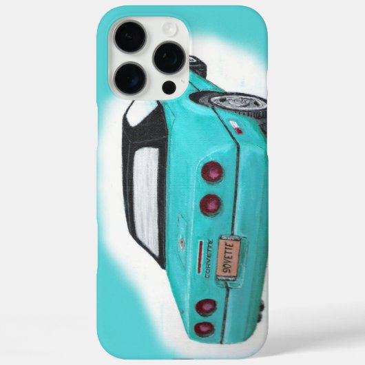 1990年型コルベットポスター Case-Mate iPhoneケース (裏面)