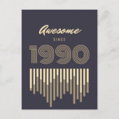 1990年素晴らしからの誕生日ギフト シーズンポストカード (正面)