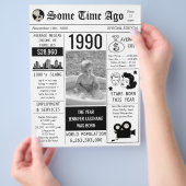 1990年誕生日新聞チラシ チラシ (手)