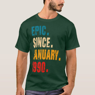 1990年1月以来の叙事詩 Tシャツ