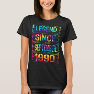 1990年9月32日誕生日Ti Tシャツ