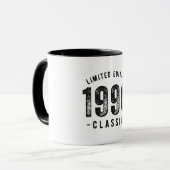 1990年 クラシックな誕生年 マグカップ (正面左)