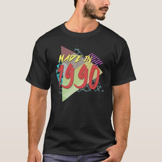 1990年、33誕生日、33歳 Tシャツ (正面)